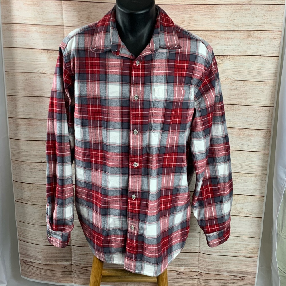 Eddie Bauer Long Sleeve Button Down Flannel